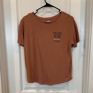 Old Navy Rust Brown Short Sleeve Easy Tee